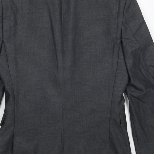NEXT Mens Grey  Polyester Jacket Suit Jacket Size 36