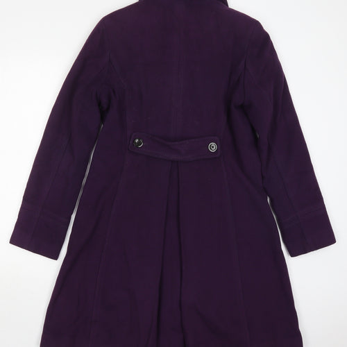 Lands End Womens Purple   Pea Coat Coat Size 12  Button