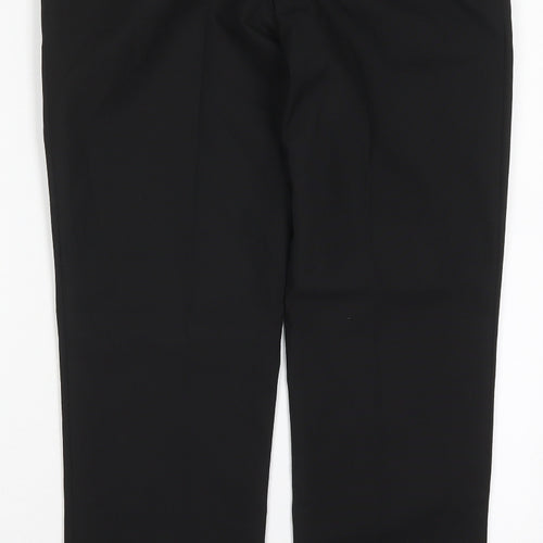 Marks and Spencer Boys Black  Polyester Dress Pants Trousers Size 14-15 Years  Regular Hook & Eye