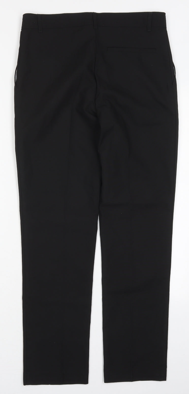 Marks and Spencer Boys Black  Polyester Dress Pants Trousers Size 14-15 Years  Regular Hook & Eye