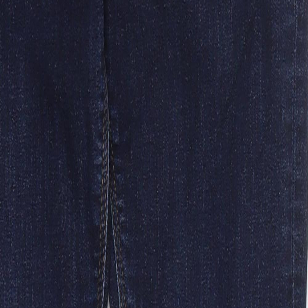 River Island Womens Blue  Cotton Skinny Jeans Size 6 L29 in Regular Button