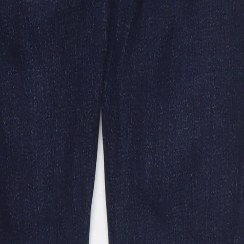 River Island Womens Blue  Cotton Skinny Jeans Size 6 L29 in Regular Button
