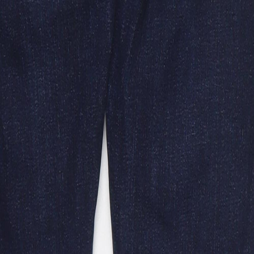River Island Womens Blue  Cotton Skinny Jeans Size 6 L29 in Regular Button