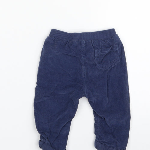 Marks and Spencer Baby Blue  100% Cotton Cropped Leggings Size 3-6 Months
