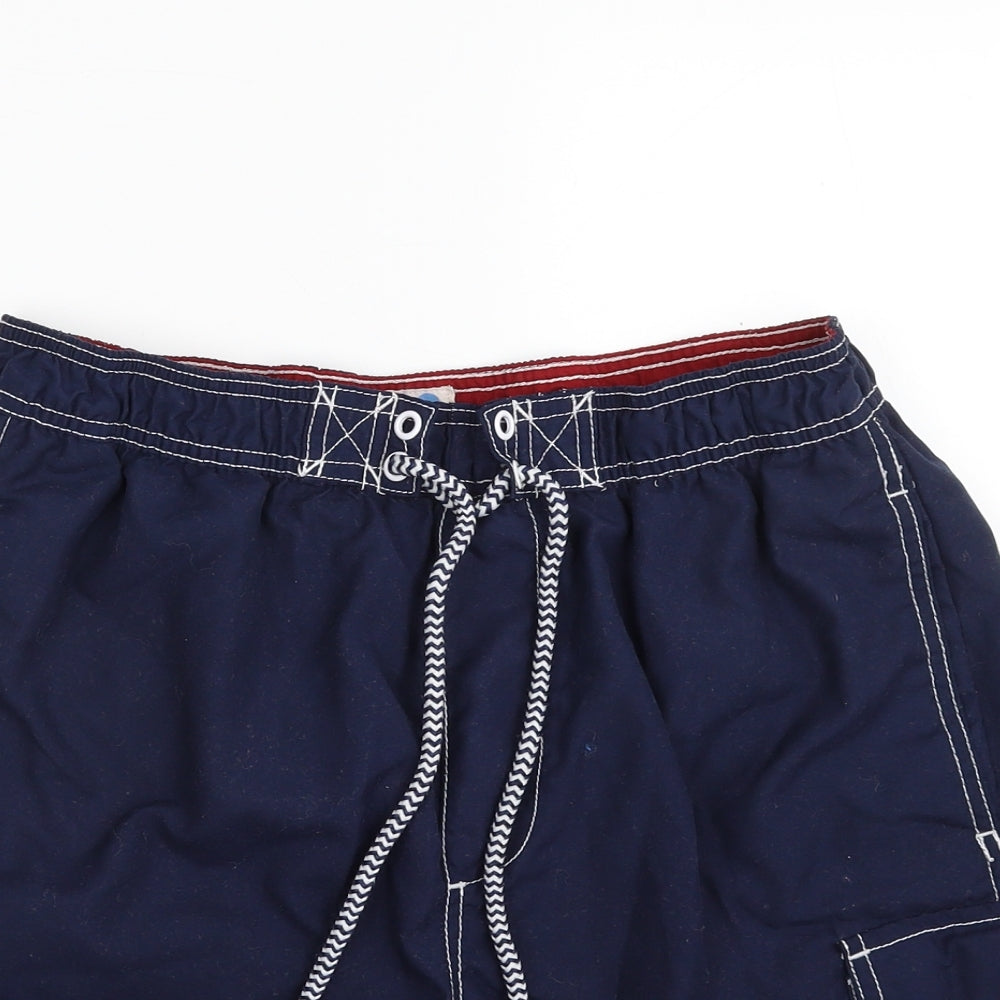Matalan Mens Blue  Polyester Sweat Shorts Size S L6 in Regular