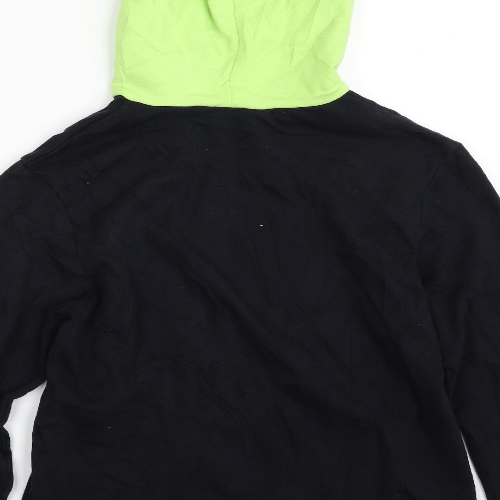 H&M Boys Black  Cotton Pullover Hoodie Size 12-13 Years  Pullover - New York City