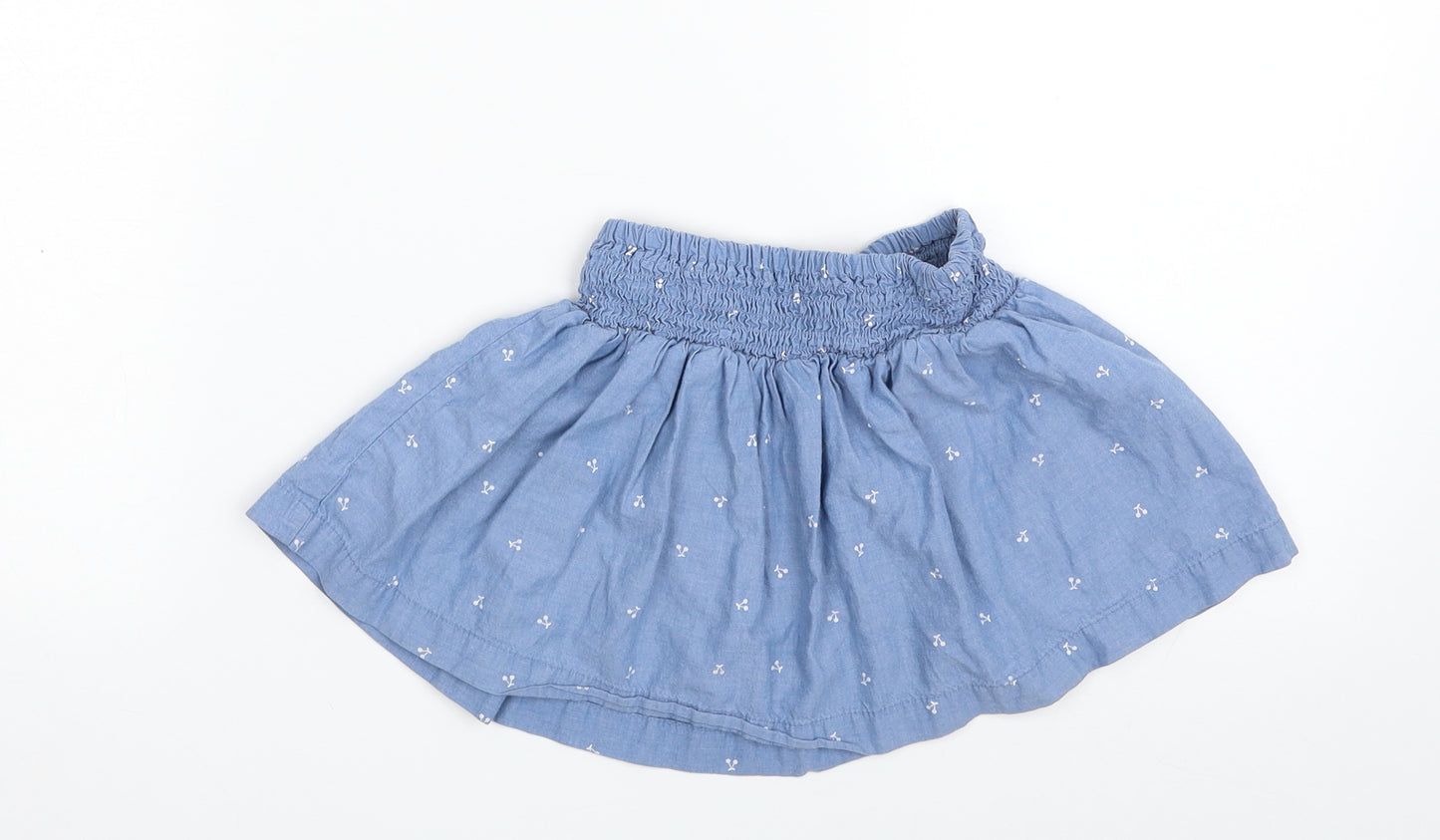 H&M Girls Blue  100% Cotton Tutu Skirt Size 18-24 Months