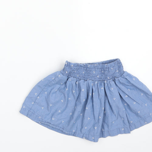 H&M Girls Blue  100% Cotton Tutu Skirt Size 18-24 Months