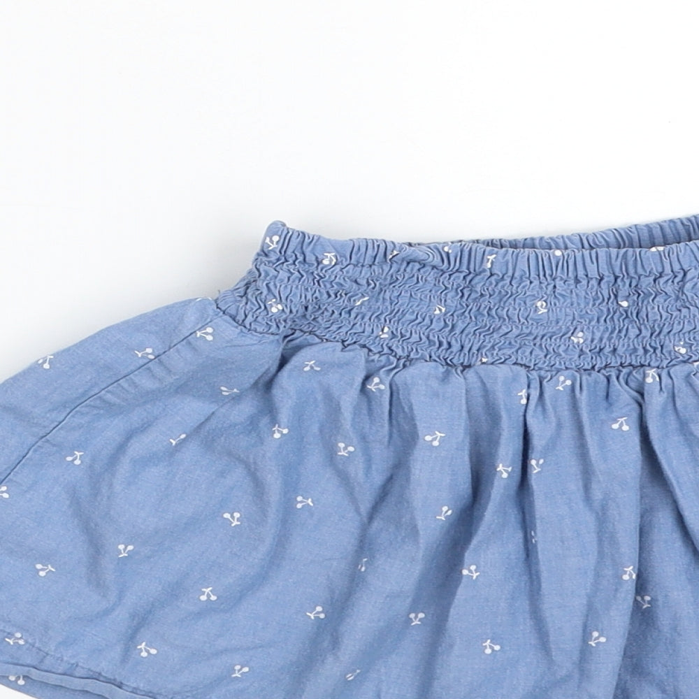 H&M Girls Blue  100% Cotton Tutu Skirt Size 18-24 Months