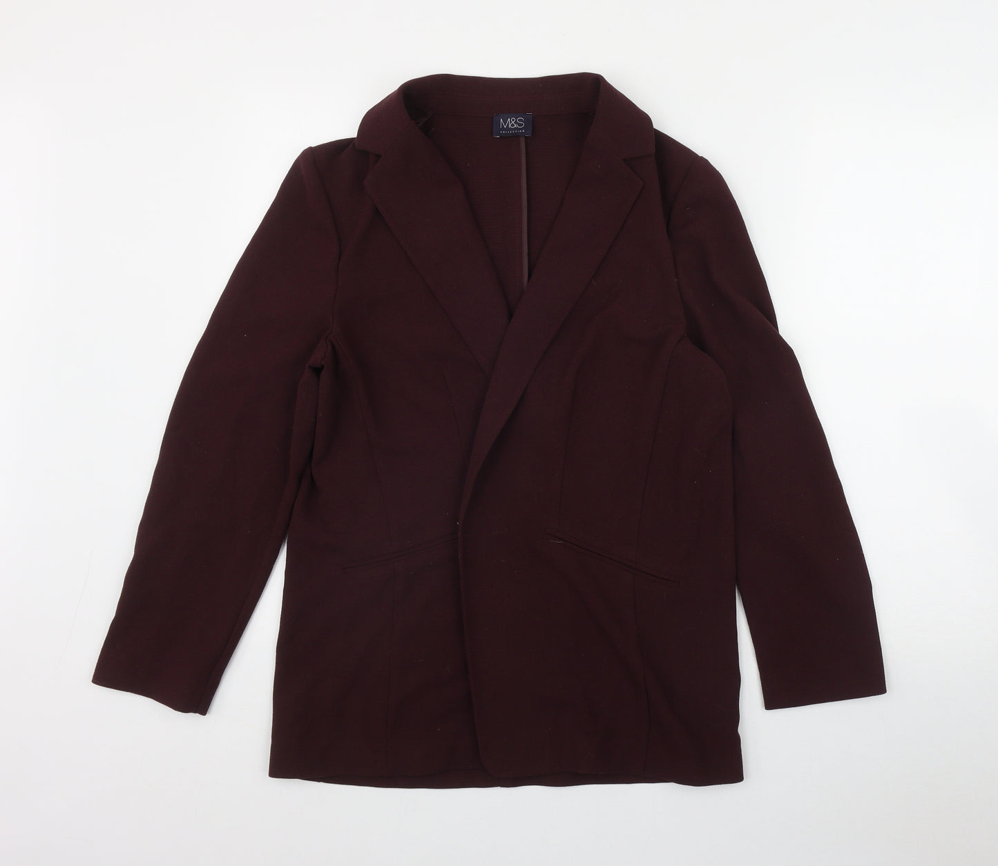 Marks and Spencer Womens Red   Jacket Blazer Size 14
