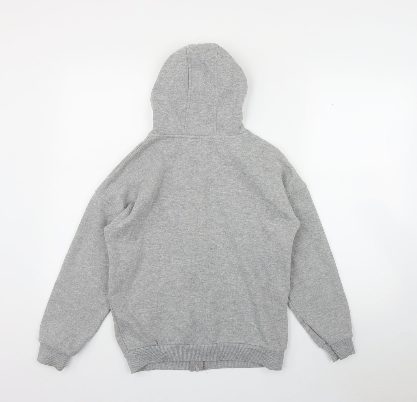 Primark Boys Grey  Cotton Full Zip Hoodie Size 10-11 Years  Zip