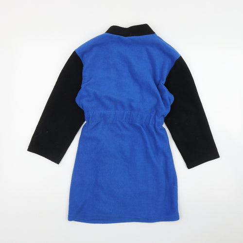 Cartoon Network Boys Blue Solid Polyester  Robe Size 7-8 Years  Tie - Ben10
