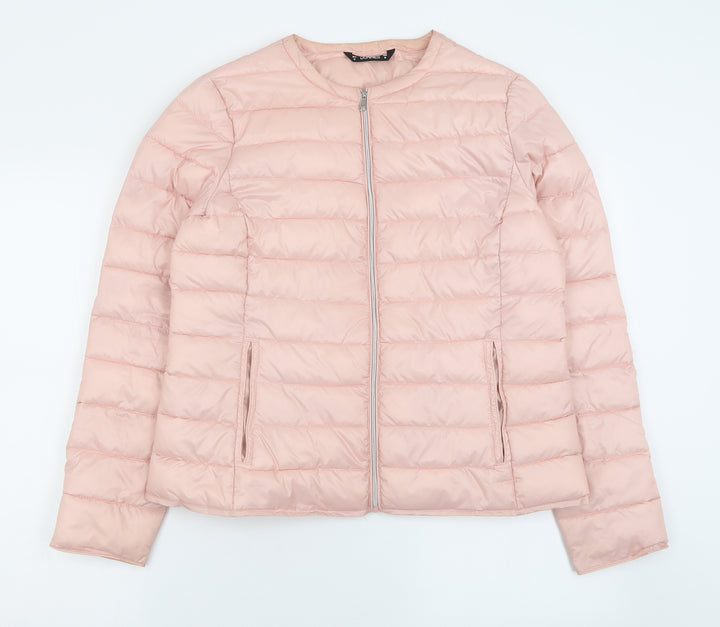 Dunnes Stores Womens Pink   Jacket  Size M  Zip