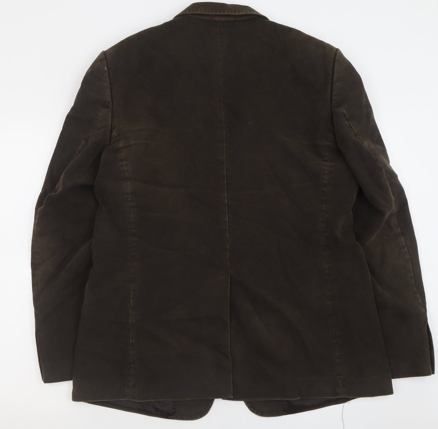 Cedar Wood State Mens Brown  Cotton Jacket Suit Jacket Size 42