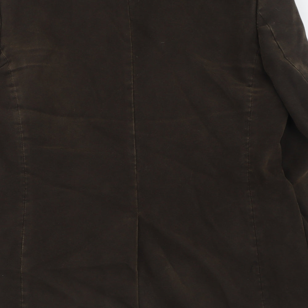 Cedar Wood State Mens Brown  Cotton Jacket Suit Jacket Size 42