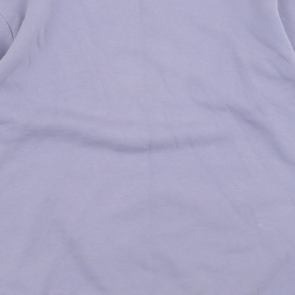 New Look Girls Purple  Cotton Pullover Sweatshirt Size 10-11 Years  Pullover - Montana