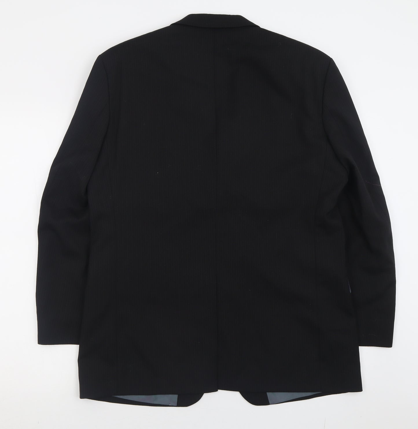 Karl Jackson Mens Black  Wool Jacket Suit Jacket Size 38