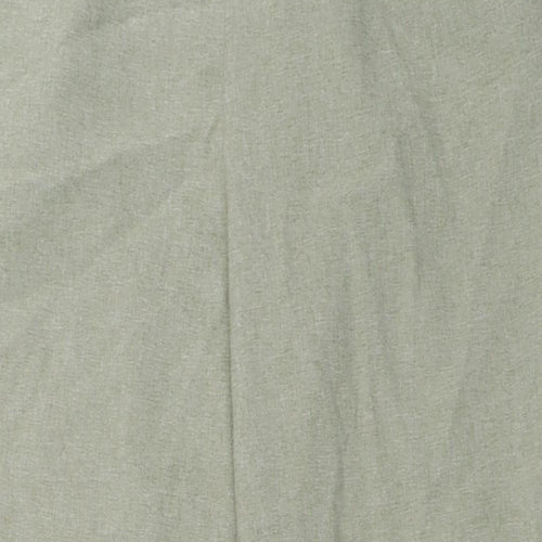 Classic Womens Green  Polyester Trousers  Size 14 L28 in Regular