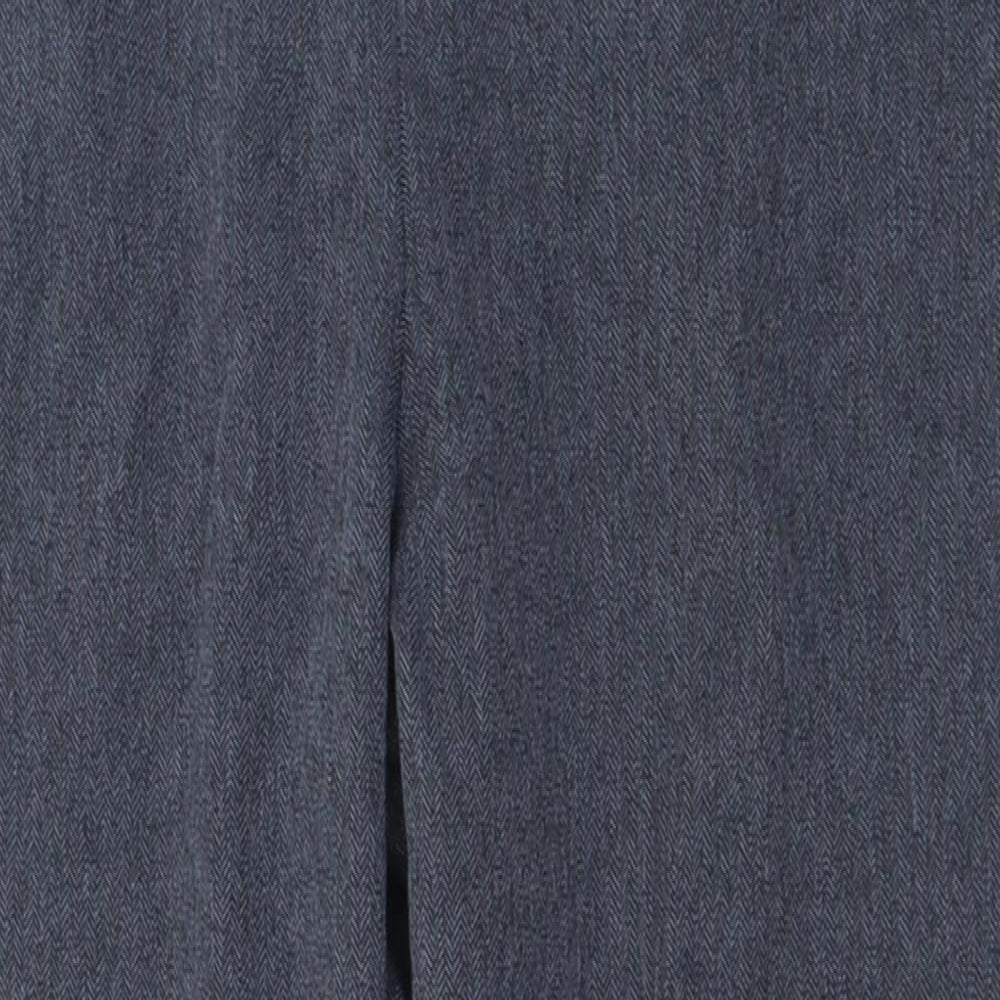 Preworn Womens Blue  Polyester Trousers  Size 16 L28 in Regular
