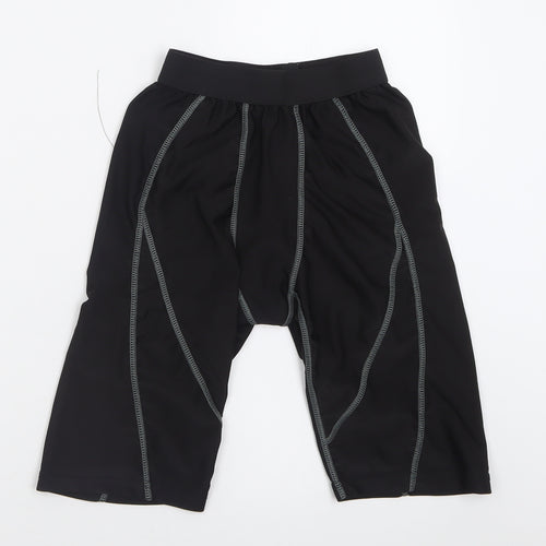 Preworn Mens Black  Polyamide Sweat Shorts Size M L9 in Regular