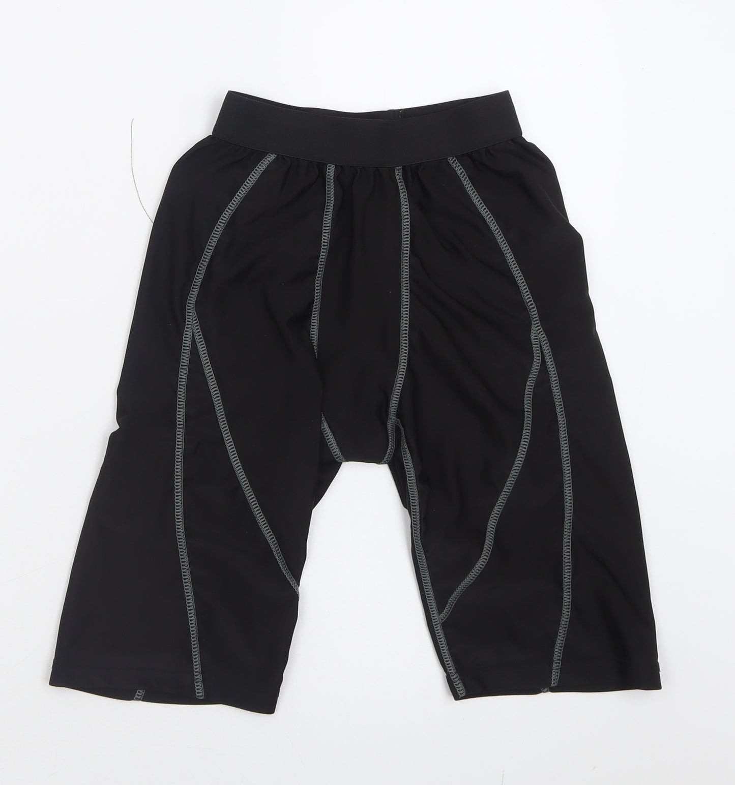 Preworn Mens Black  Polyamide Sweat Shorts Size M L9 in Regular
