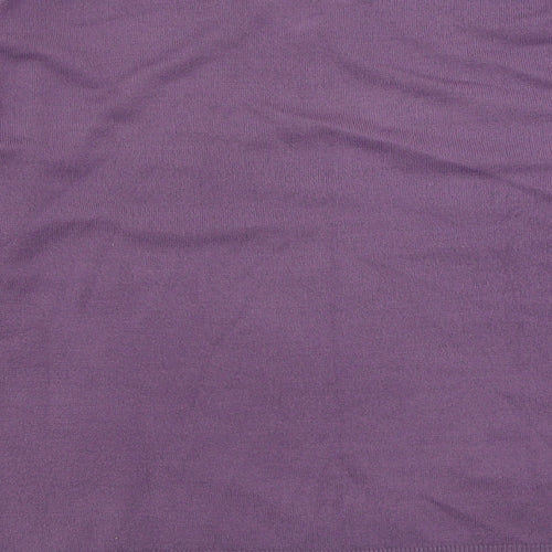 Autograph Mens Purple V-Neck  Acrylic Pullover Jumper Size L