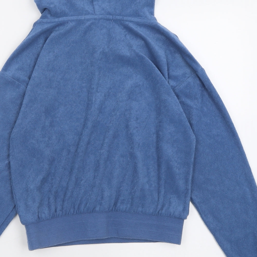 Michelle Keegan Womens Blue  Polyester Pullover Hoodie Size XS  Pullover