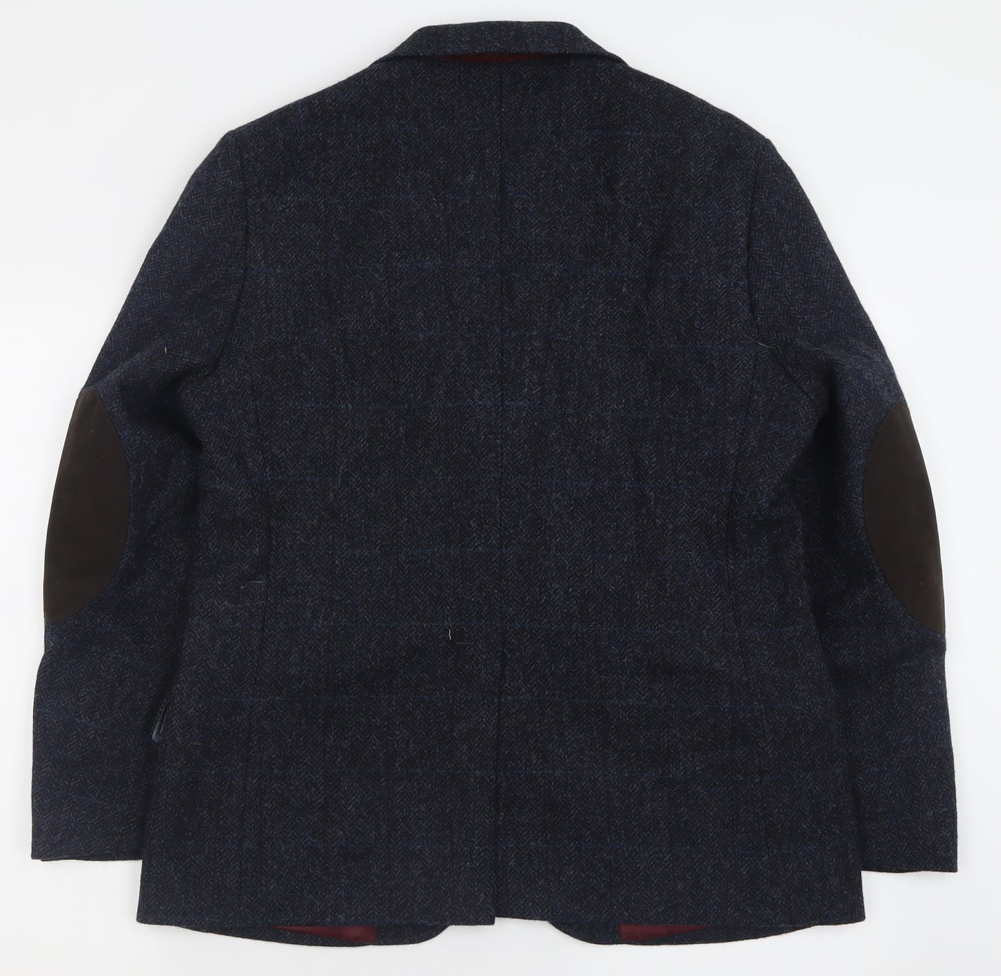 Marks and Spencer Mens Blue  Wool Jacket Suit Jacket Size 40