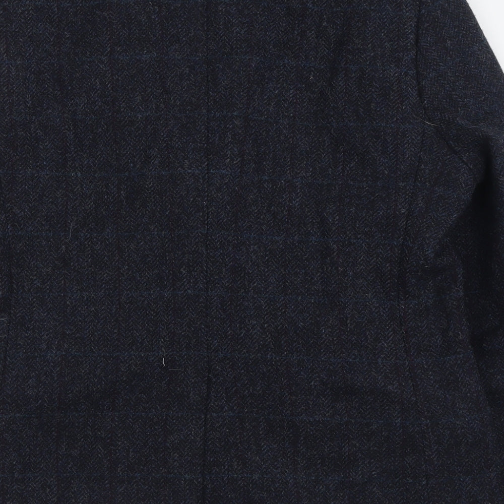 Marks and Spencer Mens Blue  Wool Jacket Suit Jacket Size 40