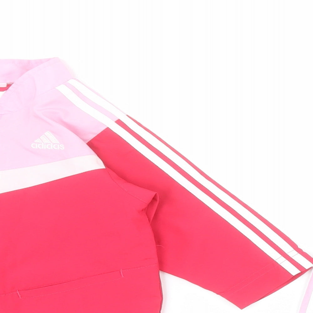 adidas Baby Pink Colourblock Polyester Dress Set Outfit/Set Size 3-6 Months  Zip