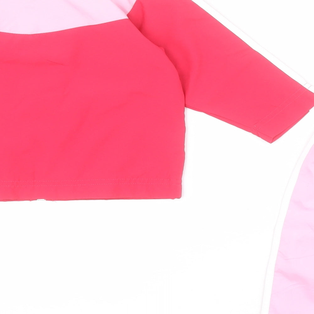 adidas Baby Pink Colourblock Polyester Dress Set Outfit/Set Size 3-6 Months  Zip