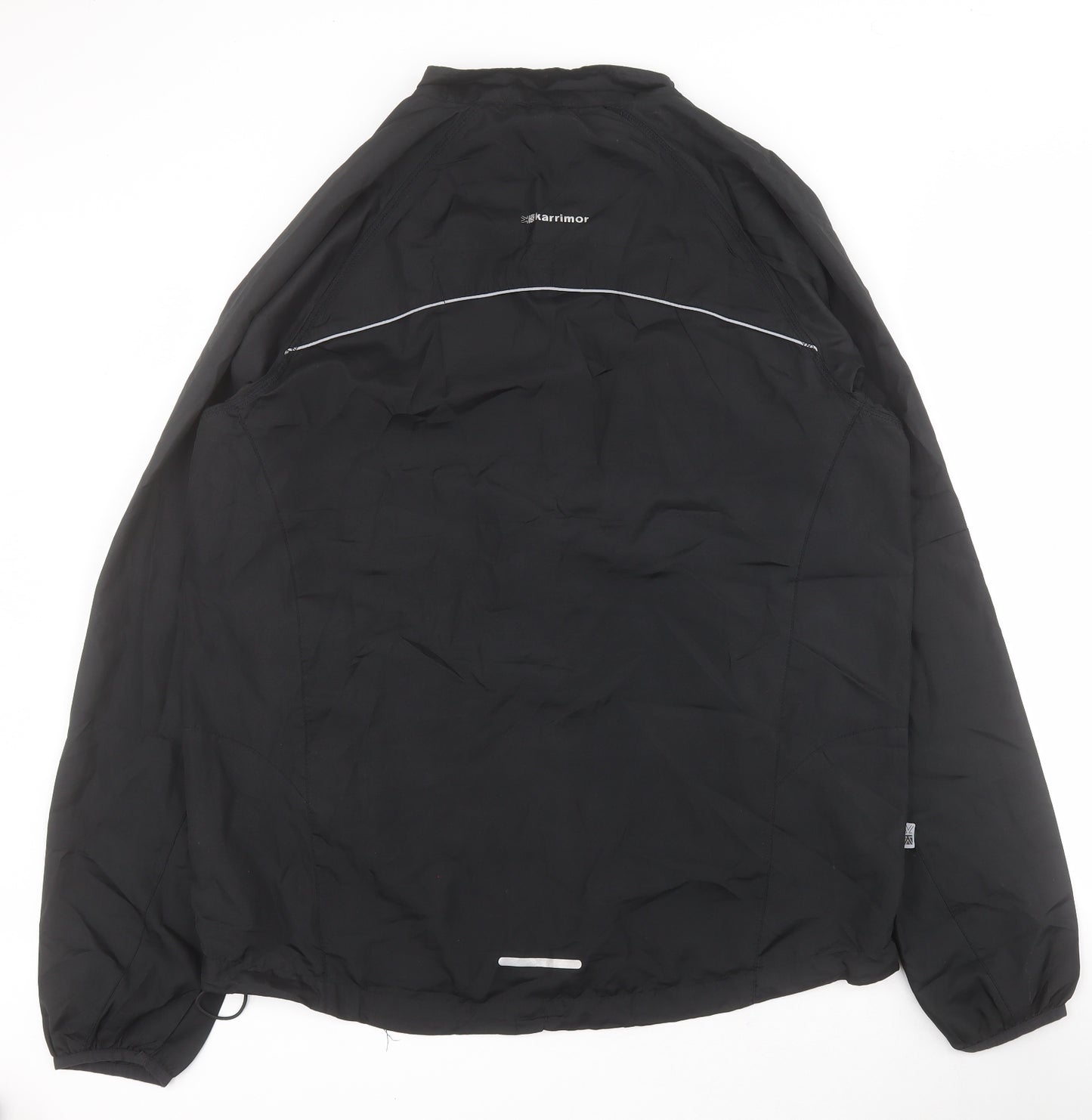 Karrimor Mens Black   Rain Coat Coat Size L  Zip