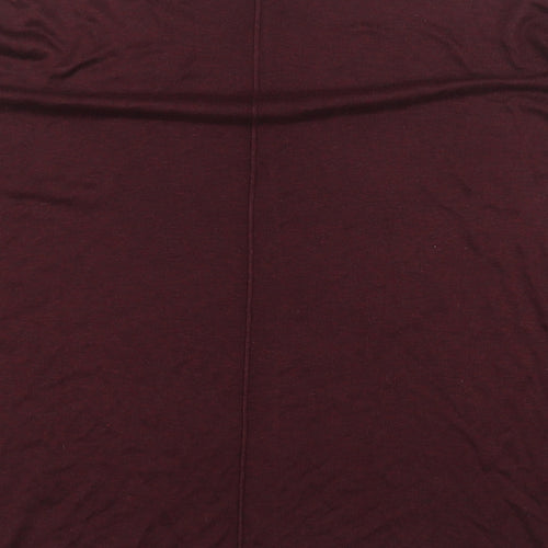H&M Womens Red Round Neck  Acrylic Pullover Jumper Size XS