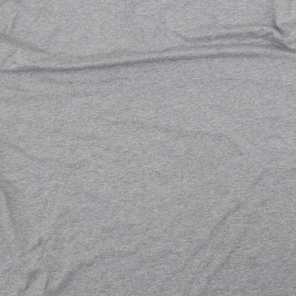 NEXT Mens Grey  Cotton  T-Shirt Size L Round Neck