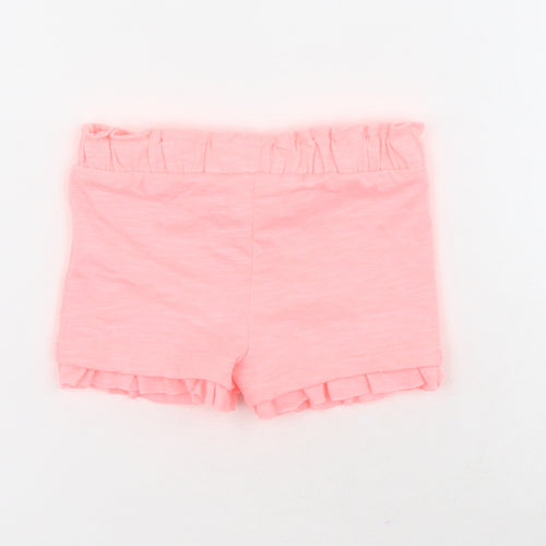F&F Baby Pink  Polyester Sweatpants Trousers Size 3-6 Months  Drawstring