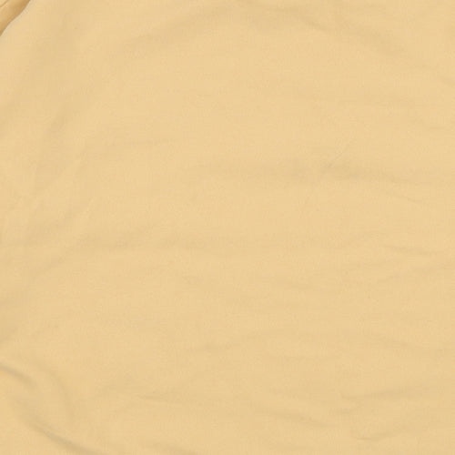 Miss Selfridge Womens Yellow  100% Cotton Pullover Sweatshirt Size M  Pullover