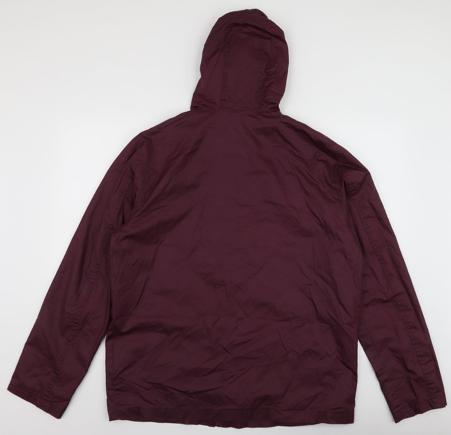 Brave Soul Mens Red   Parka Jacket Size XL  Zip