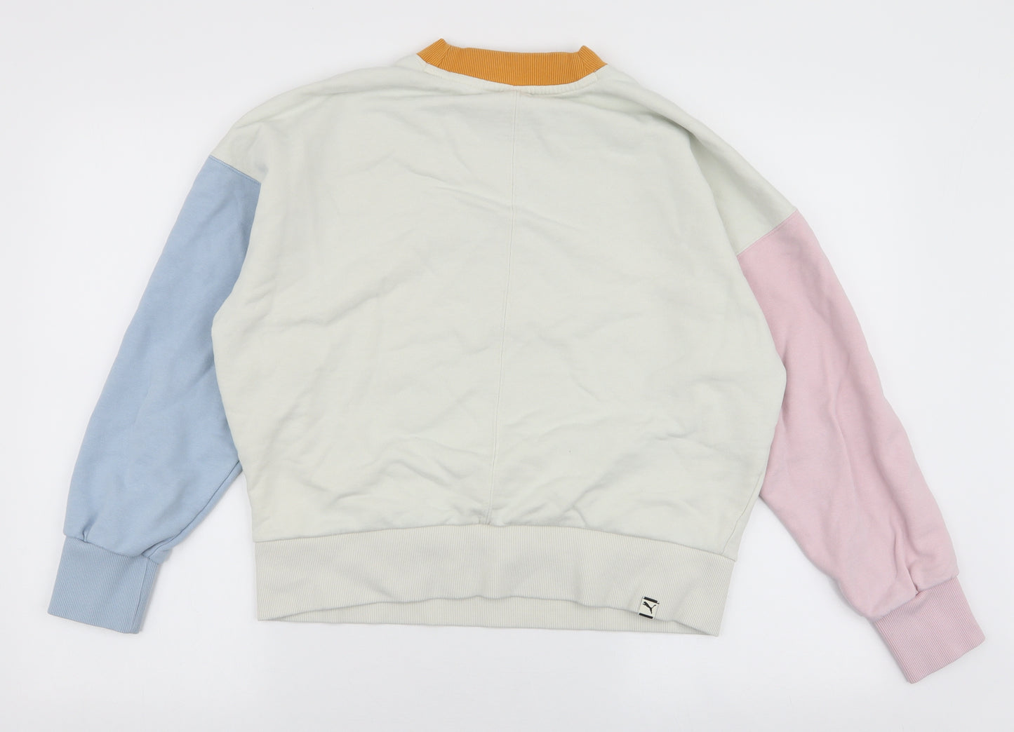PUMA Womens Multicoloured  Polyester Pullover Sweatshirt Size S  Pullover
