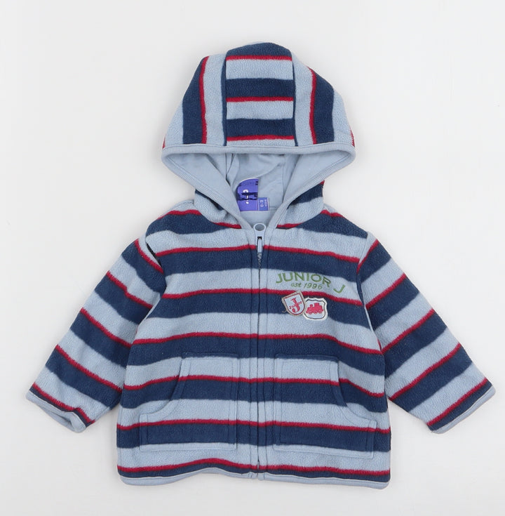 Junior J Boys Multicoloured Striped Jacket Size 0-3 Months Zip