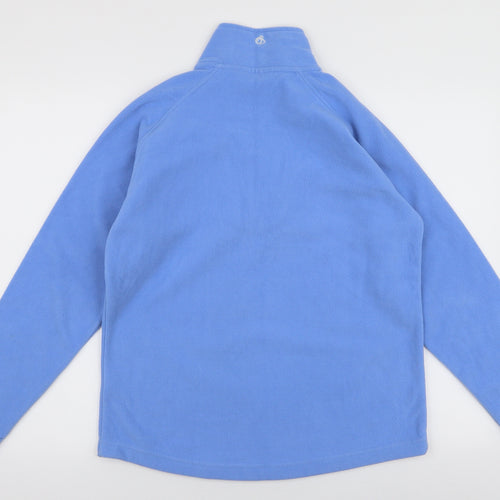 Craghoppers Womens Blue  Polyester Henley Sweatshirt Size 12  Zip