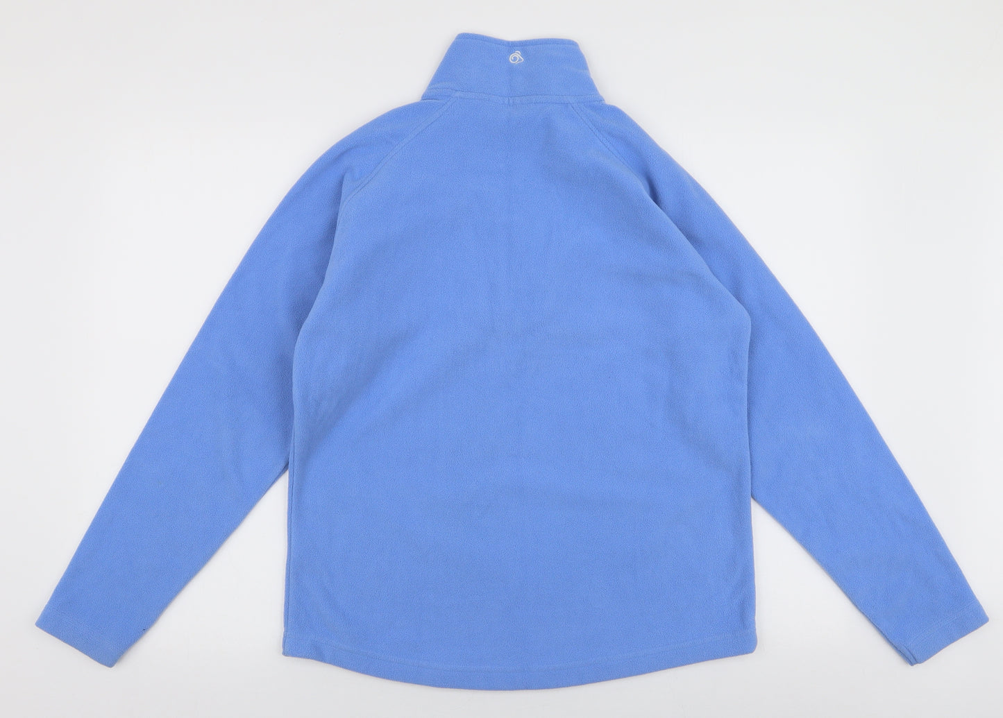 Craghoppers Womens Blue  Polyester Henley Sweatshirt Size 12  Zip