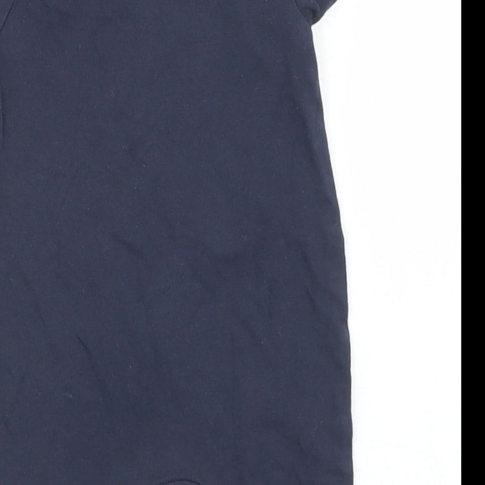 NEXT Boys Blue  Cotton Romper One-Piece Size Newborn  Snap - Up to 1 Month