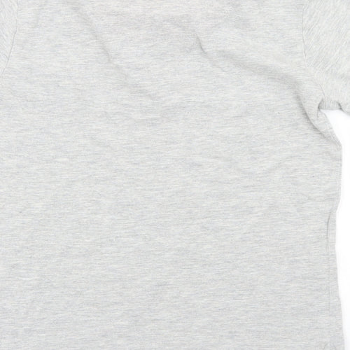 TU Boys Grey  Cotton Basic Polo Size 7 Years Collared Button