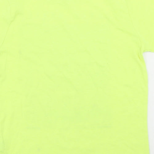 Primark Boys Yellow  Polyester Basic T-Shirt Size 6-7 Years Crew Neck  - Santa Monica