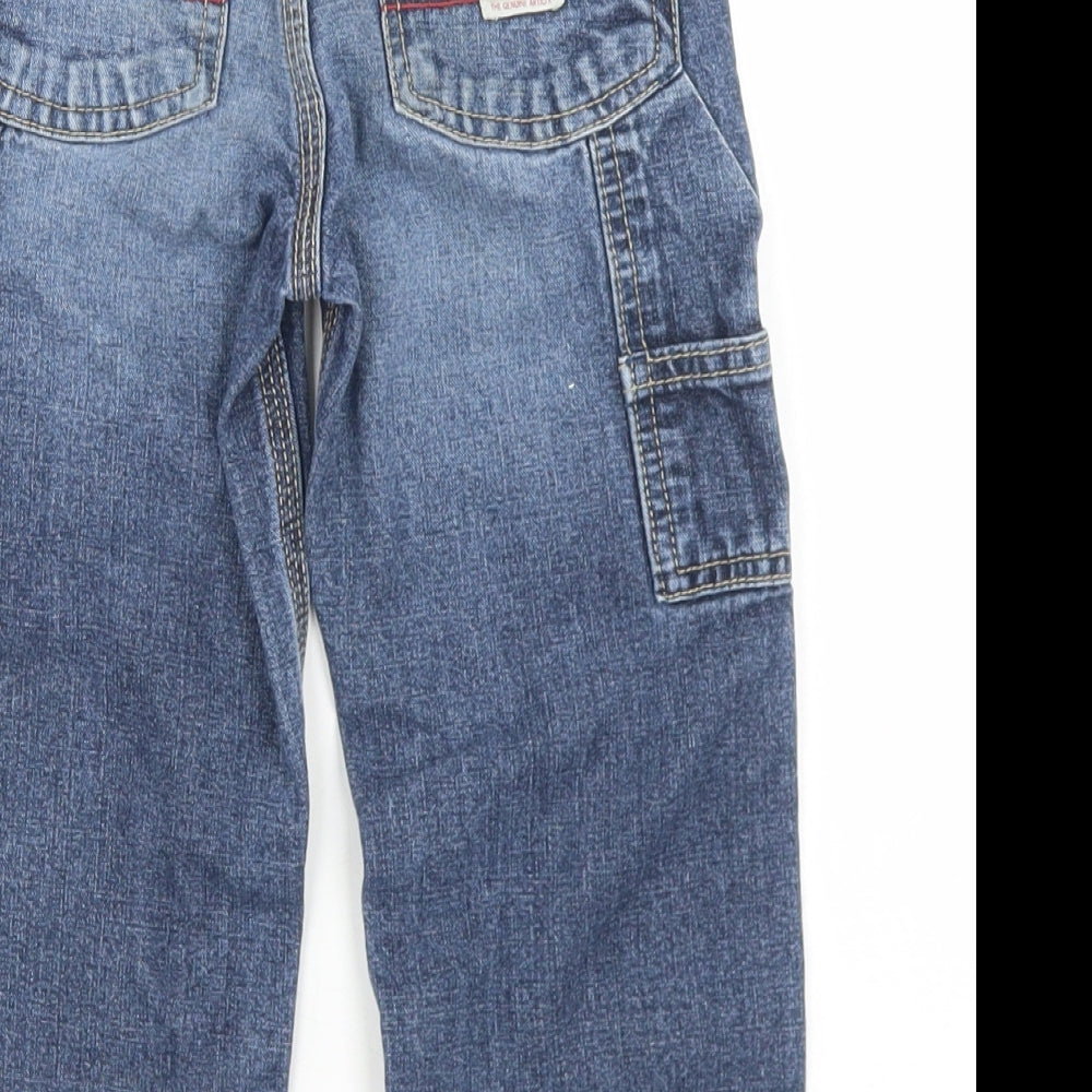 OshKosh B’gosh Boys Blue  Cotton Straight Jeans Size 3 Years  Regular Snap