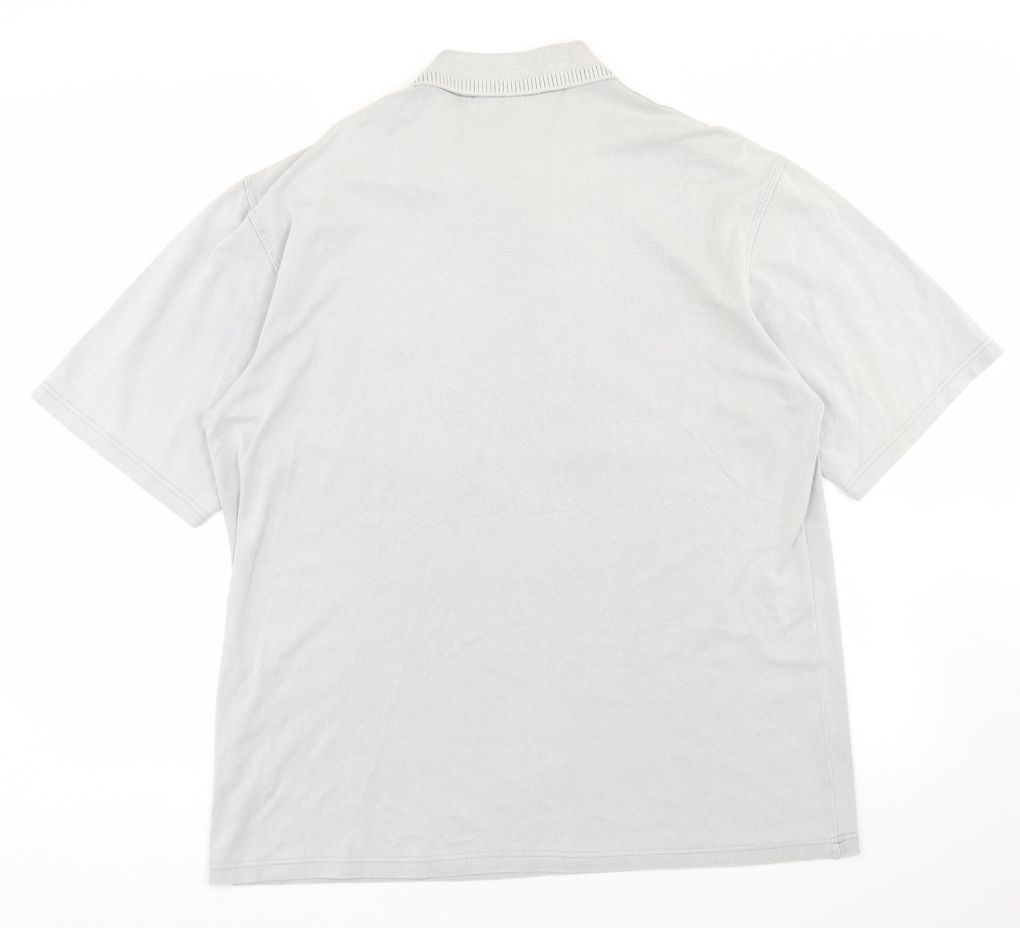 Goldmen Mens Grey  Cotton  Polo Size 2XL Collared