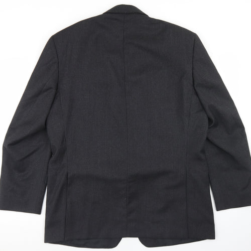 Greenwoods Mens Grey  Wool Jacket Blazer Size 42