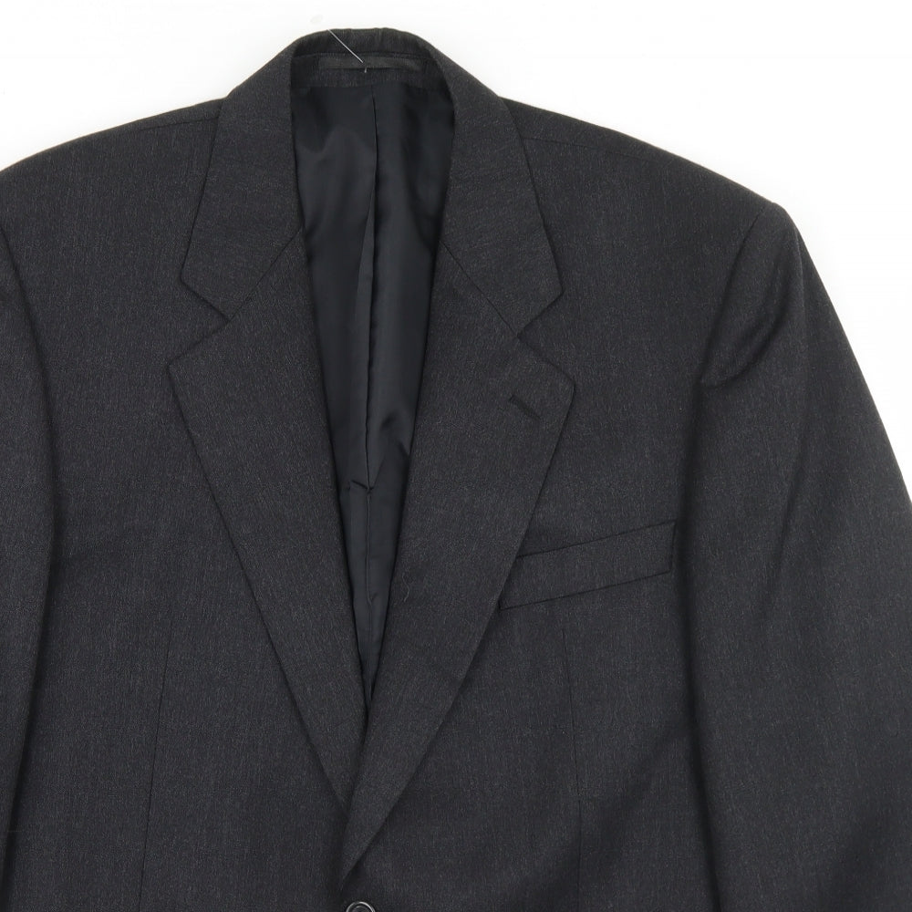 Greenwoods Mens Grey  Wool Jacket Blazer Size 42