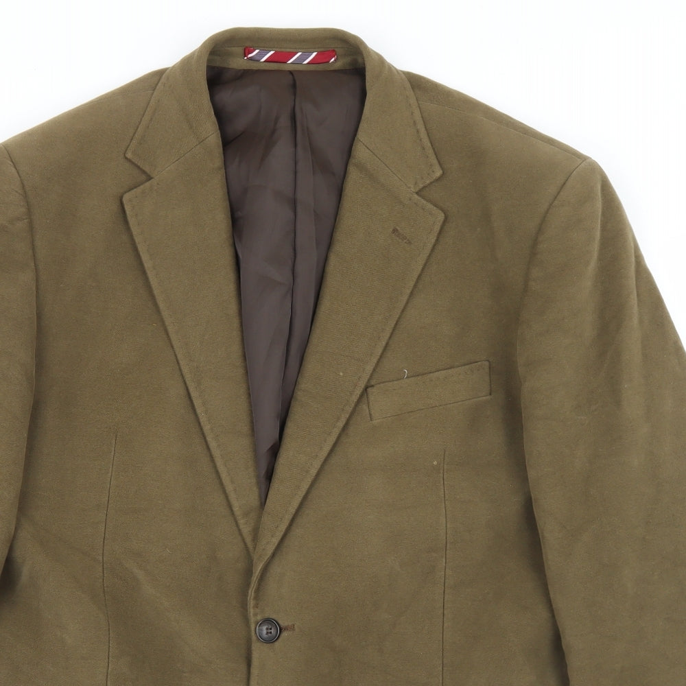 Blue Harbour Mens Brown  Cotton Jacket Blazer Size 44