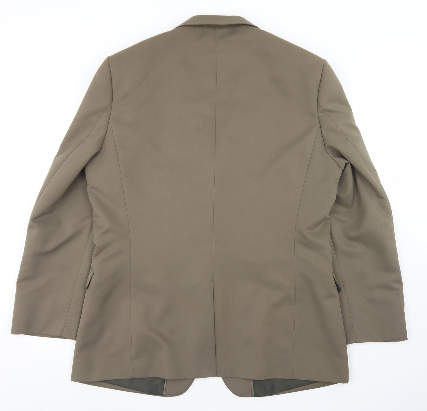 Jack Reid Mens Beige  Polyester Jacket Blazer Size 42